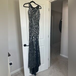 Primavera Couture Sequin Long Dress